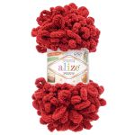 Пряжа Alize (Ализе) Puffy / уп.5 мот. по 100 г, 9м, 327 винный
