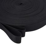 Стропа (ременная лента) 25 мм / 45.5 метров, [15 г/пог.м], черный, ГРХ10034