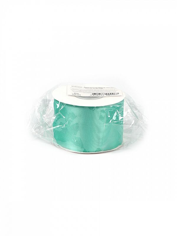 Лента атласная 1-сторонняя 50.0 мм / 22.5±1 метра, 4323 яркая мята, Magic4Hobby