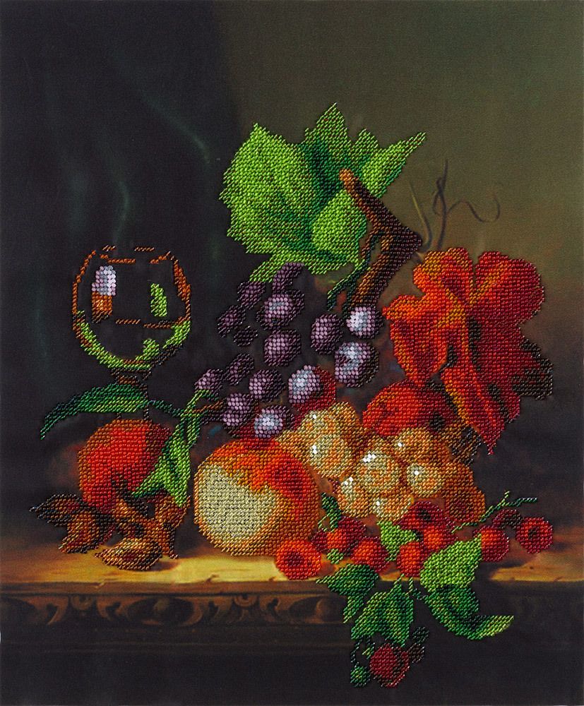 Набор для вышивания бисером Panna, Завтрак аристократа, 29.5х35 см Набор для вышивания бисером Panna, Завтрак аристократа, 29.5х35 см