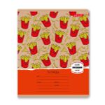 Тетрадь ученическая школьная, A5+ 24 л. на скобе 65 г/м², белизна 100% 30 шт, клетка, 000719 Вкусная переменка, Светоч 24ТЕТк-001