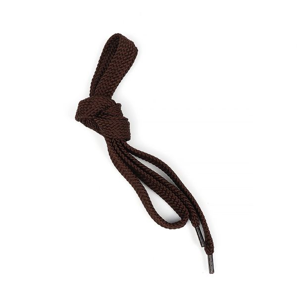 Шнурки плоские полиэфир 15 мм, коричневый 341 (5190) 130см уп.144 шт