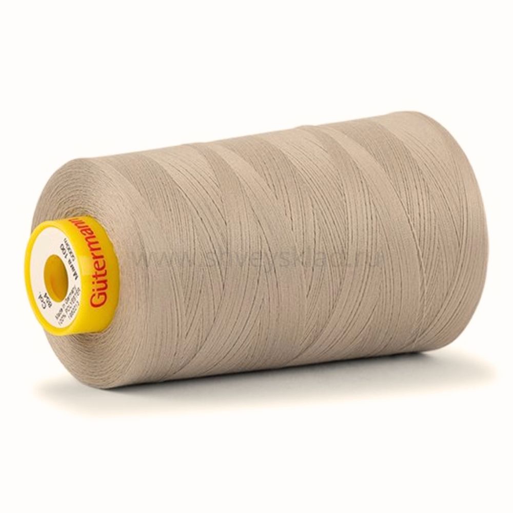 Нитка особо тонкая Gutermann Mara №150 (150/2), 5000 м, 713961, цв. 199 мускатный орех, 1 катушка