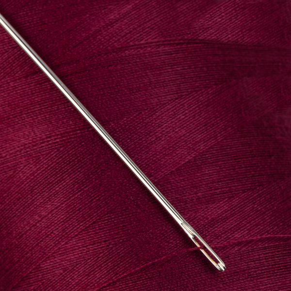 Нитки универсальные Nitka 40/2, 4570 м (5000 ярд) / 1 кат., 125 вишневый