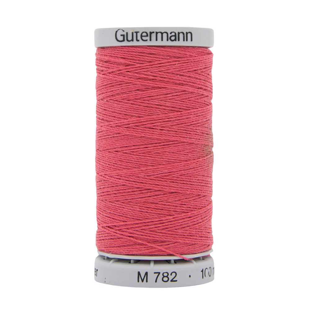 Нитки суперкрепкие Gutermann Extra Strong M782, 100м, 890 т.пурпурно-розовый, 5 катушек