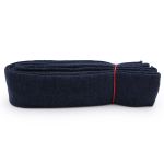 Манжеты трикотажные рукава 7.0 см / 3 метра, полушерсть тонкие 14кл. 1х1, 126/м джинсовый