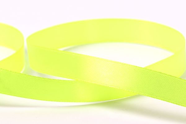 Лента атласная 1-сторонняя 12.0 мм / 33±2 метра, 057 желто-зеленый, Gamma