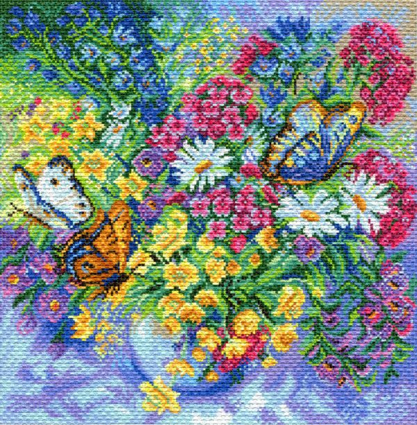 Рисунок для вышивания Матренин Посад (канва), 41х41 -1743 Буйство красок