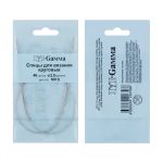 Спицы круговые металл ⌀2,0 мм, 40 см, с металлической леской, Gamma MKS