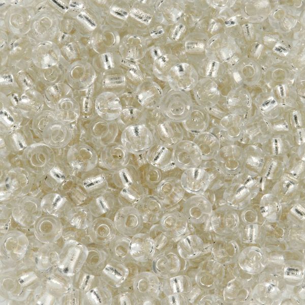 Бисер Zlatka 11/0 (2.1 мм), 100 г (10х10 г), №0021 серебряный, GR