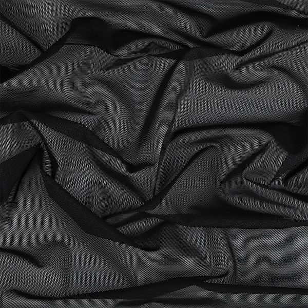 Сетка бельевая эластичная утягивающая 140 г/м², шир.160 см / 5 метров, 170 черный /OLG031.170/5/