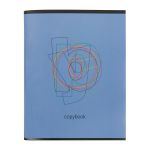 Тетрадь Шрифты A5 96 л. на скобе 60 г/м², 6 шт, клетка, SVT 961221 05 синий, Светоч