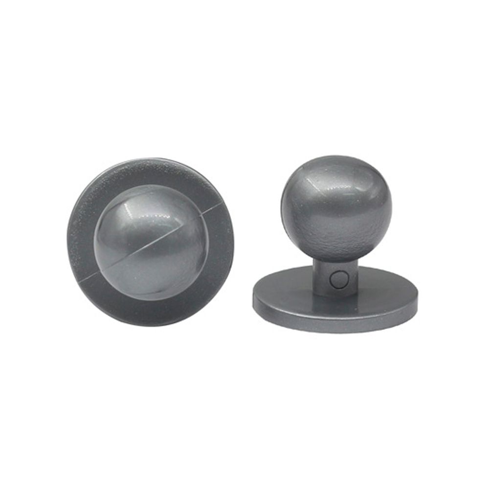 Пукля поварская, цветная, 10 мм (серебро) П-10, 500 шт