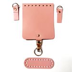 Набор для мини-сумки цв. пудра (нат. кожа) /TOS/