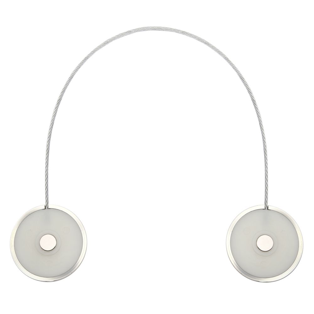 Клипсы для штор магнитные с тросом, 30см ⌀45, 2У