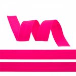 Резинка бельевая (окантовочная) матовая 15.0 мм / 1000 метров, розовый неон A1402