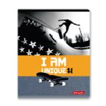 Тетрадь ученическая общая, A5+ 48 л. на скобе 65 г/м², белизна 100%, 10 шт, клетка в термоусадочной пленке, 000726 Я уникальный!, Светоч 48ТЕТк-001