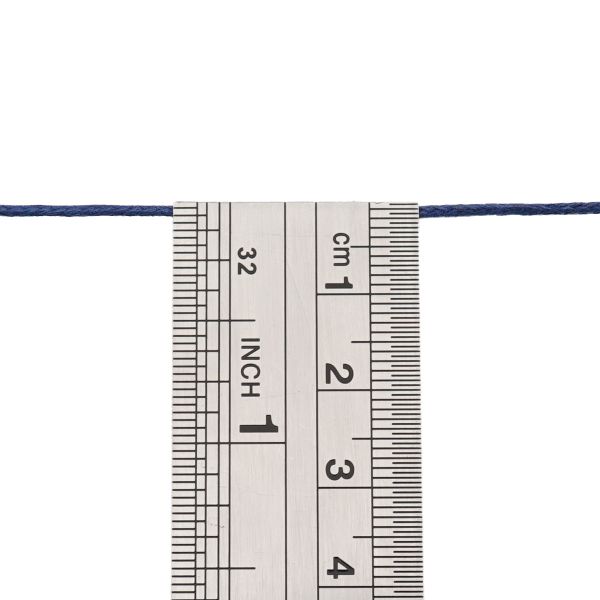 Шнур вощеный ⌀1.0 мм / 100 метров, 0371-9002 (С067 синий)