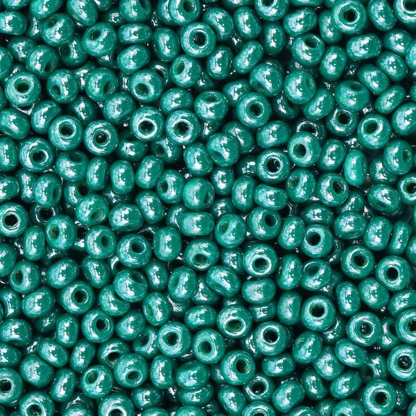 Бисер Preciosa непрозрачный с покрытием 10/0 (2.3 мм), круг.отв., 500гр, 331-19001-10/0-58240