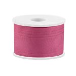 Лента (тесьма) шелковая 13.0 мм / 45.5±0.5 метров, №087 т. розовый, Gamma SR-13