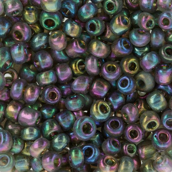 Бисер Zlatka 8/0 (2.9 мм), 100 г (10х10 г), №0172 серый, GR