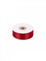 Лента атласная 1-сторонняя 25.0 мм / 22.5±1 метра, 3091 т.красный, Magic4Hobby