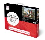 Картина по номерам Фрея, Пейзаж-фрукты и цветы, Фрэнсис Флора Бонд Палмер, 50х40 см