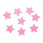 Набор декоративных элементов из ткани Звездочки 35х0,5мм 8 шт (св.розовый), 28655