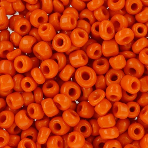Бисер Zlatka 8/0 (2.9 мм), 100 г (10х10 г), №0050 т.оранжевый, GR