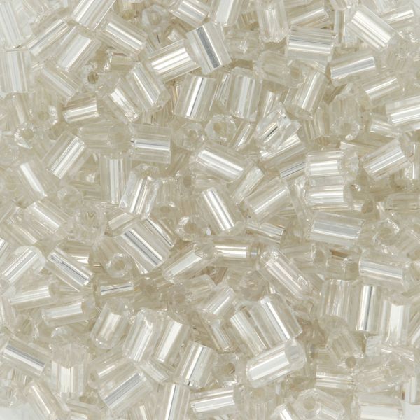 Бисер рубка Zlatka 10/0 100 г (10х10 г), №0021 прозрачный GC