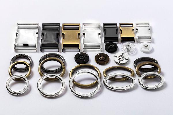 Карабин металл кольцо овал 29 мм (37 мм), 10 шт, 02 черн.никель, Gamma GH-329