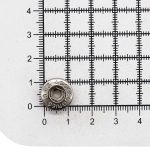 Часть кнопки Альфа (S-образная) ⌀13.5 мм (B-часть), никель 5/15 пруж, 100 шт, BIG