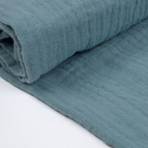 Муслин 125 г/м², 130 см / 2 метра, TBY.Mus.24723.35.2, цв.35 пудро-зеленый