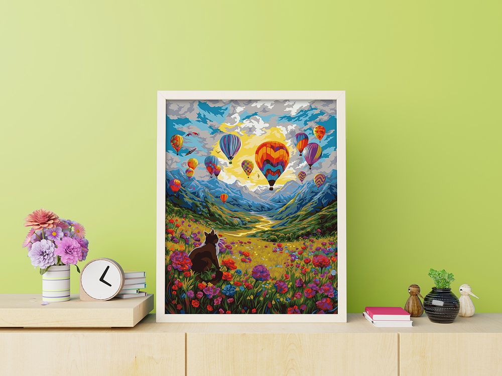 Картина по номерам Фрея PNB/PL-249, Фестиваль шаров, 50х40 см