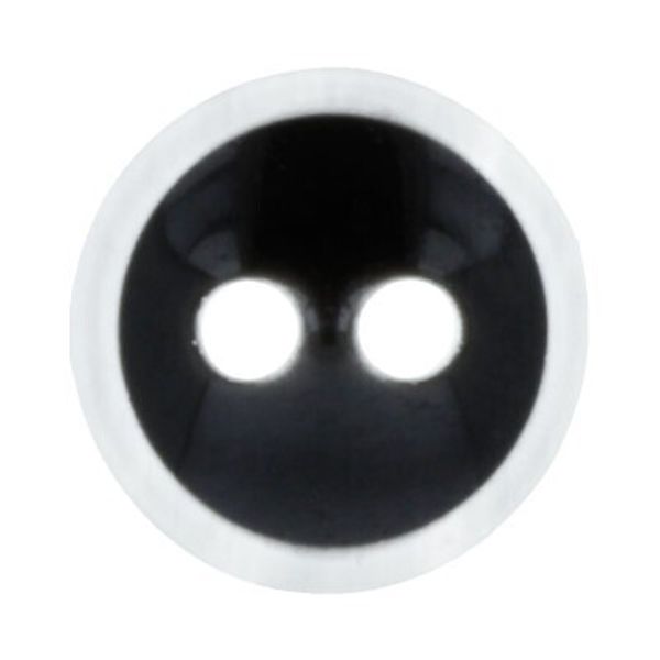 Пуговицы 2 прокола блузочные 10 мм, 36 шт, А008 черный, Gamma RIO 0023