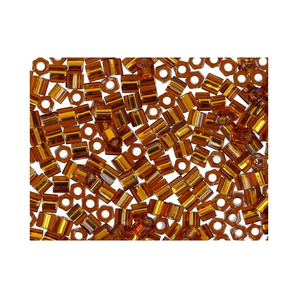 Бисер Toho 11/0 Hexagon 3 (2.2 мм), 5х5 г, 0034 медный