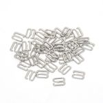 Крючки для бюстгальтера металл 8.0 мм, никель, 1000 шт