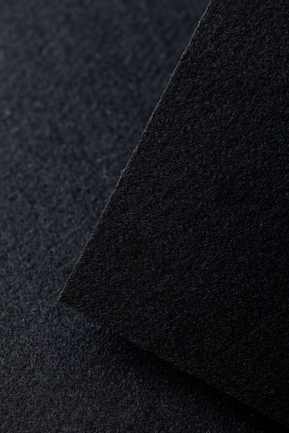 Фетр листовой жесткий 1.2 мм, 33х53 см, 902 черный, Gamma FKS12-33/53