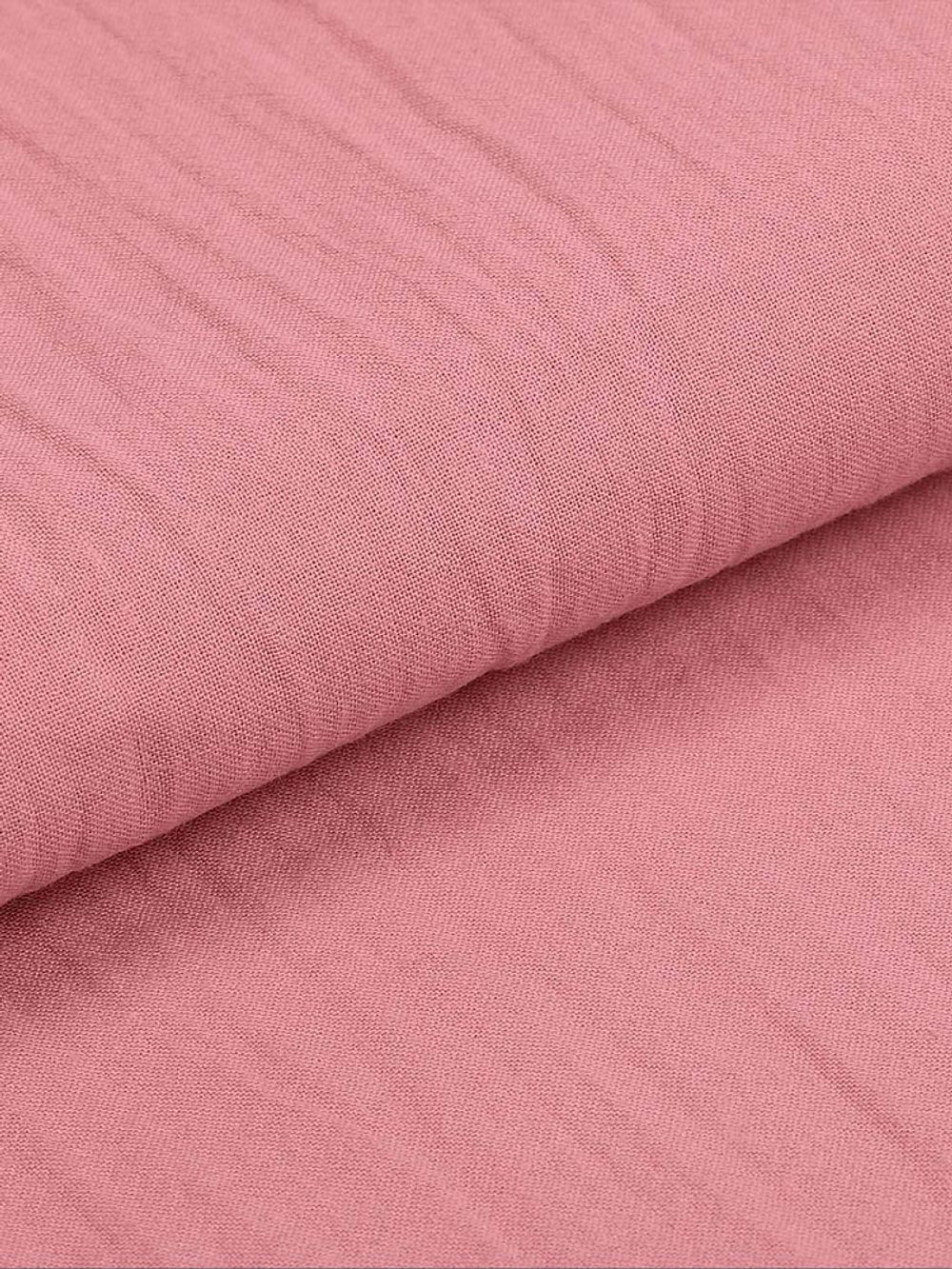 Хлопок крэш 90 г/м², 150 см / 5 метров, TBY.Caw.73.5, цв.ягодный