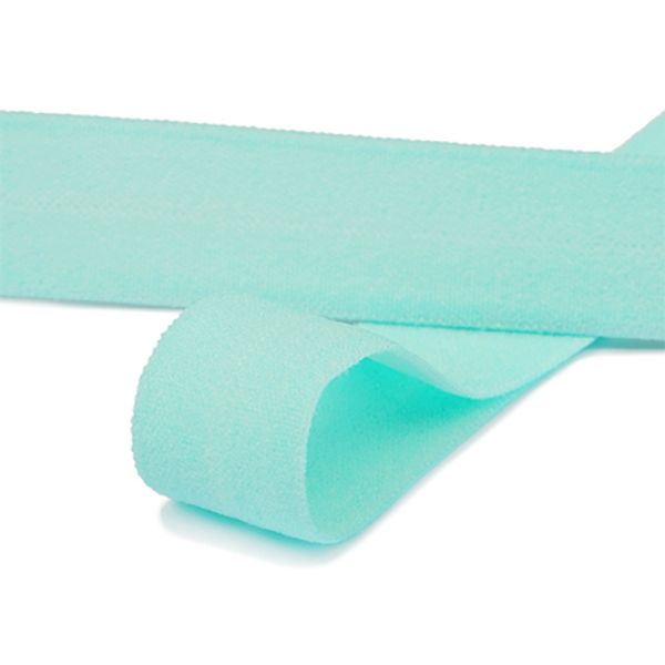 Резинка бельевая (окантовочная) матовая 15.0 мм / 50 метров, F201 мятный