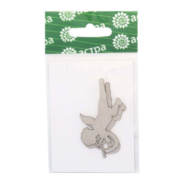 Заготовка из картона Ангелочек, 40х35 мм, 2 шт, Астра