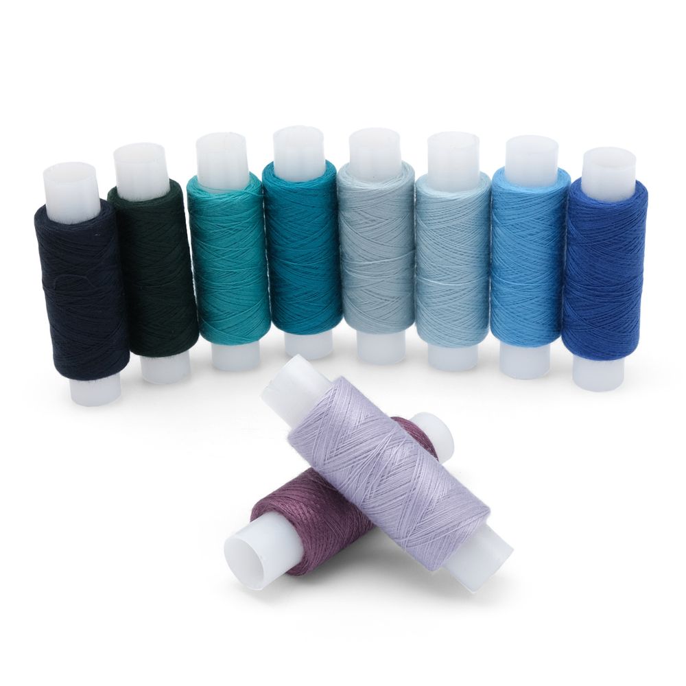 Швейные нитки (набор) 50/2, 10 кат. по 200 метров, ассорти №85, Astra&amp;Craft