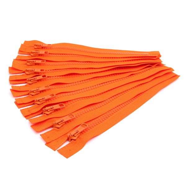 Молния трактор Arta Т6 (6 мм) 1 зам., н/раз., 18 см, цв. 005 оранжевый, уп.10 шт