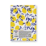 Бизнес-блокнот, глянцевая ламинация, тониров. блок, евроформат 64 л. 24 шт, французская клетка, Лимоны 000915, Светоч 64ББТ_4_5_0