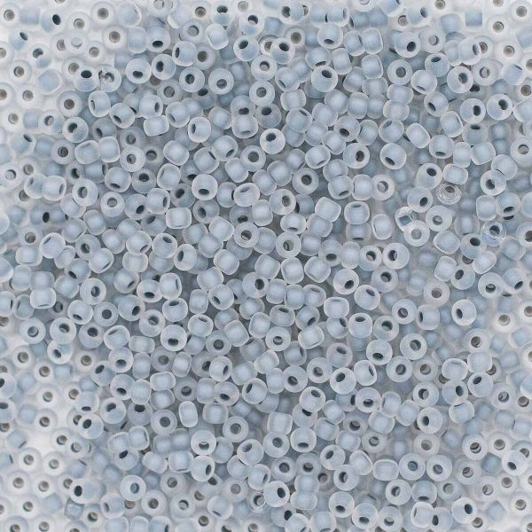 Бисер Preciosa прозрачный матовый, цветной центр 10/0 (2.3 мм), 100 г (5х20 г), цв. 38342