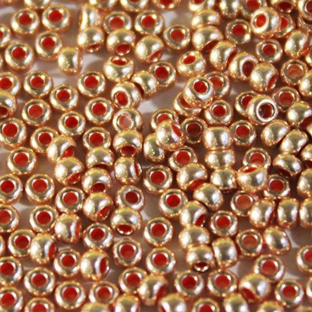 Бисер Preciosa св.золото 10/0 (2.3 мм), 1х50г, цв. 18589