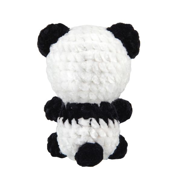 Набор для вязания игрушки Miadolla AMG-MN-0137, Панда (велюр), 10 см