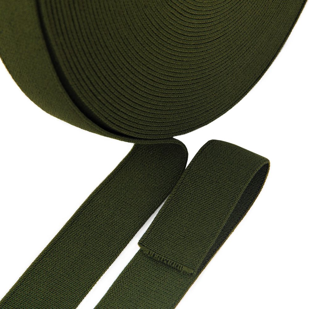 Резинка башмачная 30.0 мм / 20 метров, 825113 оливковый, Gamma 9с769 Ч