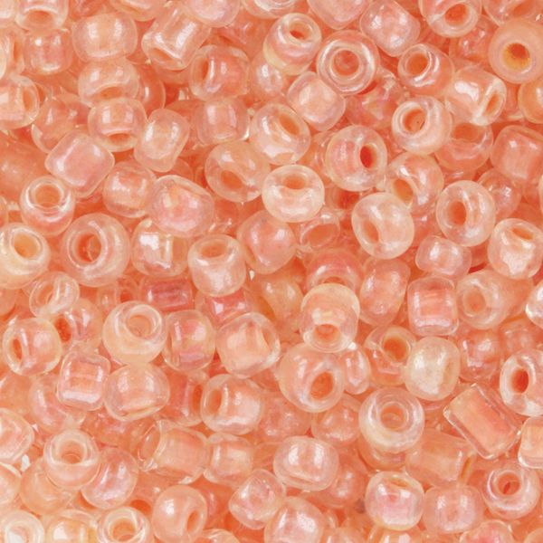 Бисер Zlatka 8/0 (2.9 мм), 100 г (10х10 г), №2205 персиковый, GR