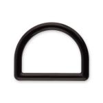 Полукольцо пластик 32 мм, 100 шт, черный, Gamma DRD001
